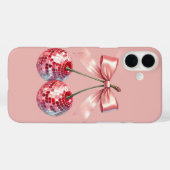 Rosa Diskothek Case-Mate iPhone Hülle (Rückseite (Horizontal))