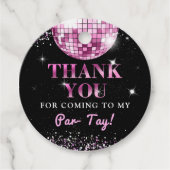 Rosa Diskothek in meiner Geburtstagszeit Geschenkanhänger (Vorderseite)