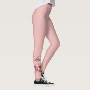 Rosa Diskothek Leggings