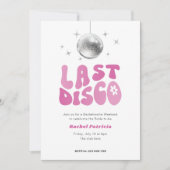Rosa Diskothek, letzte Diskothek Junggeselinnen-Ab Einladung (Vorderseite)
