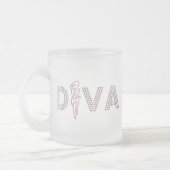 Rosa Diva Mattglastasse (Links)