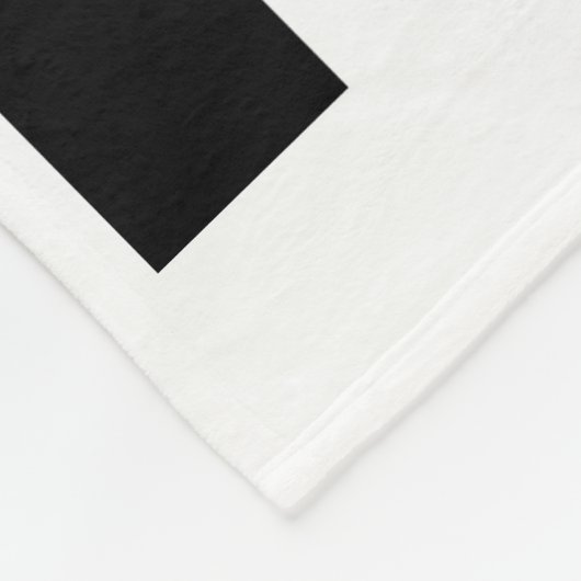 Rosa Diva Schwarz-Weiß Fleecedecke (Ecke)