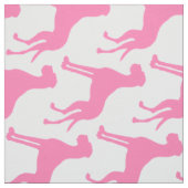 Rosa Dogge Stoff (Muster)