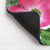 Rosa Dogwood Blume Mousepad (Ecke)