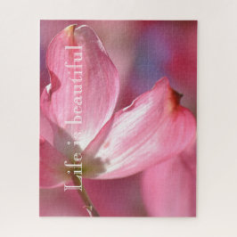 Rosa Dogwood-Blume Puzzle