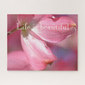 Rosa Dogwood-Blume Puzzle (Horizontal)