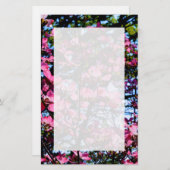 Rosa Dogwood-Blumen Briefpapier (Vorne/Hinten)