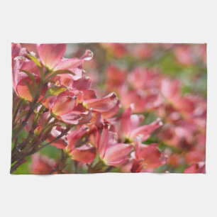 Rosa Dogwood-Blüten Frühling Küchentücher individu