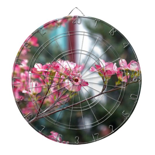 Rosa Dogwood Dartscheibe (vorne)