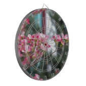 Rosa Dogwood Dartscheibe (Vorderseite Links)