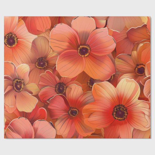 Rosa Dogwood Geschenkpapier (Flach)