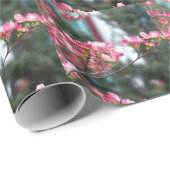 Rosa Dogwood Geschenkpapier (Rolleneckpunkt)