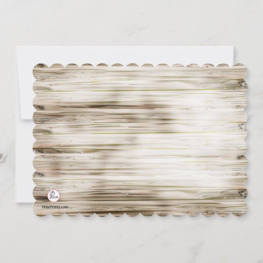 Rosa Dogwood in Mason Jar Einladung Nr. 2 (Rückseite)