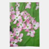 Rosa Dogwood Kaskade Küchenhandtücher Geschirrtuch (Vertikal)
