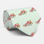 Rosa Dogwood Krawatte (Gerollt)