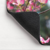 Rosa Dogwood Mousepad (Ecke)