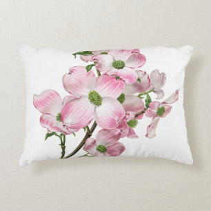 Rosa Dogwood Vintag Akzente Kissen