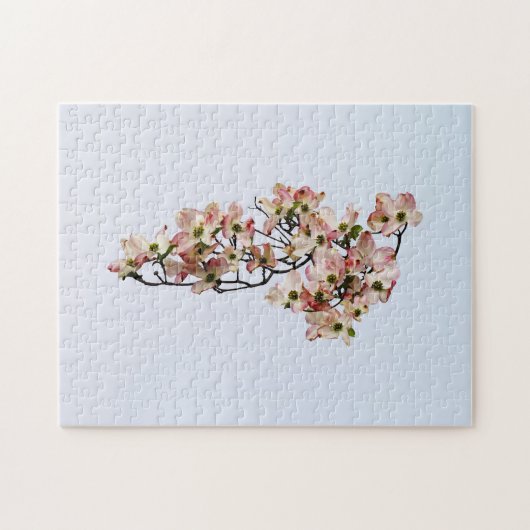 Rosa-Dogwood-Zweigstelle Puzzle (Horizontal)
