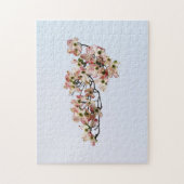 Rosa-Dogwood-Zweigstelle Puzzle (Vertikal)