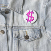Rosa Dollarzeichen Button (Beispiel)