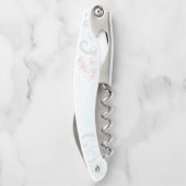 Rosa Dolphin Corkschraube Kellnermesser (Rückseite)