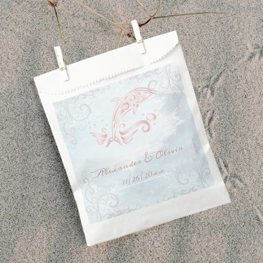Rosa Dolphin Gastgeschenk Hochzeit Bags Geschenktütchen