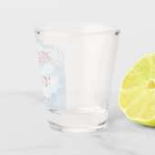 Rosa Dolphin Personalisiert-Shotglas Schnapsglas (Rechts)