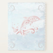 Rosa Dolphin Personalisierter Planer (Rückseite)