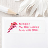 Rosa Dolphin Rücksendeadresse (Insitu)