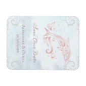 Rosa Dolphin speichert das Datumsfenster Magnet (Horizontal)