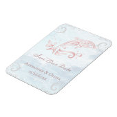 Rosa Dolphin speichert das Datumsfenster Magnet (Linke Seite)