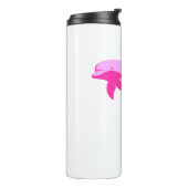 Rosa Dolphin Thermosbecher (Nach links gedreht)