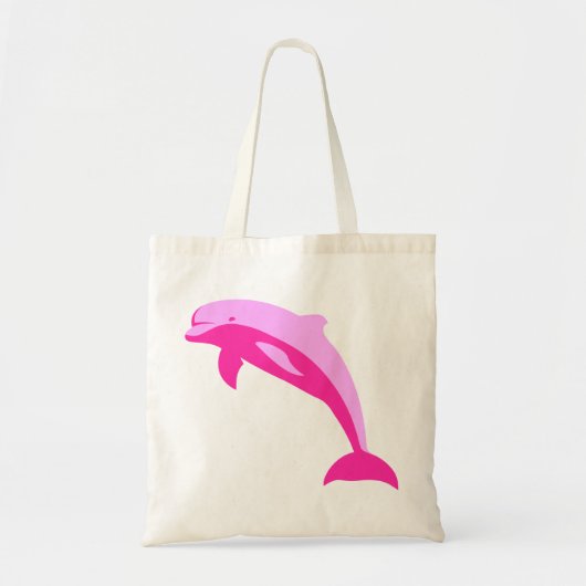 Rosa Dolphin Tragetasche (Vorne)