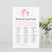 Rosa Dolphin Was ist in deinem Handtaschenspiel? (Stehend Vorderseite)