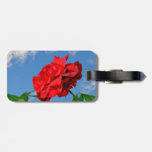 Rosa Don Juan mit blauem Himmel Gepäckanhänger