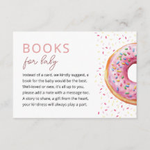 Rosa Donut-Bücher für Baby