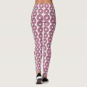 Rosa Donut mit Sprinklen Leggings (Rückseite)