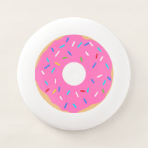 Rosa Donut mit Sprinklen