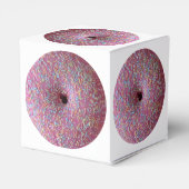 Rosa Donut mit Sprinklerkiste Geschenkschachtel (Rückseite)