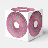 Rosa Donut mit Sprinklerkiste Geschenkschachtel (Rückseite)