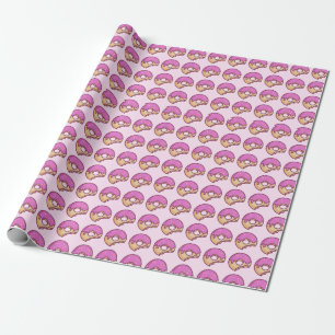 Rosa Donut-Papier für Wrapping Geschenkpapier