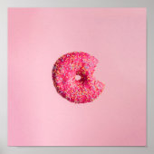 Rosa Donut Poster (Vorne)