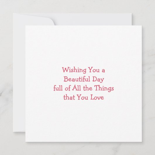 Rosa Donut und Kaffee | Behalt in Touch Karte (Rückseite)