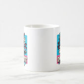 Rosa Donut Worry Kaffeetasse (Mittel)