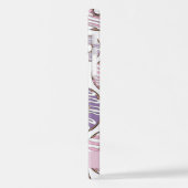 Rosa Donuts, Lila Donuts, Sprinklen, Ihr Name iPhone Hülle (Linke Seite)