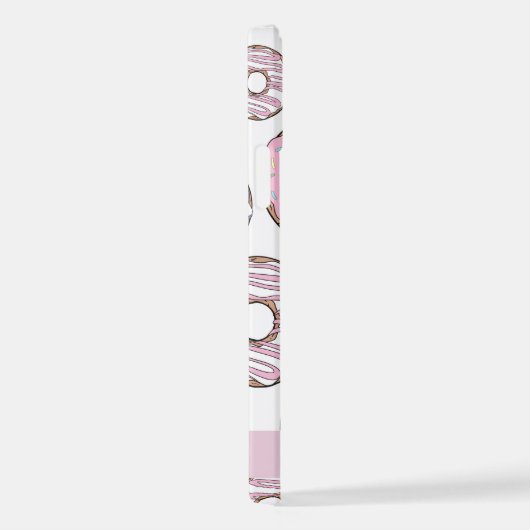 Rosa Donuts, Lila Donuts, Sprinklen, Ihr Name iPhone Hülle (Rechte Seite)