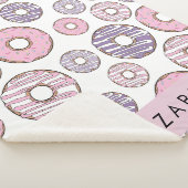 Rosa Donuts, Lila Donuts, Sprinklen, Ihr Name Sherpadecke (3/4)