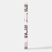 Rosa Donuts, weiße Donuts, Sprinklen, Ihr Name iPhone Hülle (Rechte Seite)