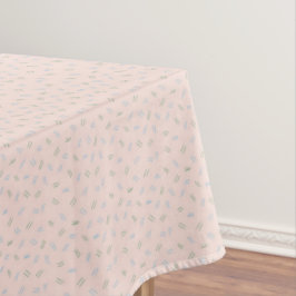 Rosa Doodle-Muster-Tischdecke Tischdecke