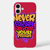 Rosa-Doodle-Zahlen Case-Mate iPhone Hülle (Rückseite)